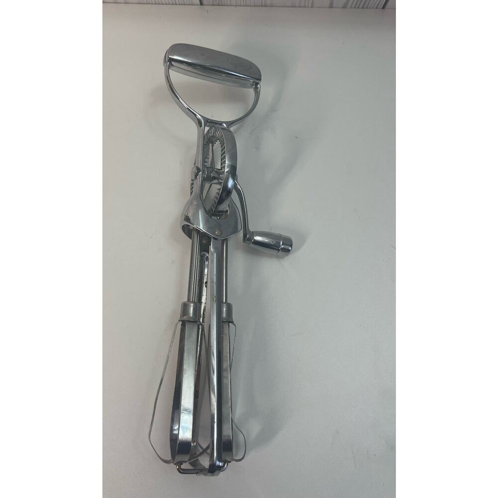 Vintage Hand Mixer Stainless Steel Working Condition